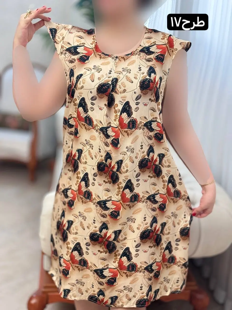 پیراهن نخی فرشته 3123